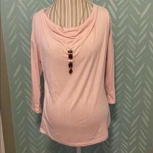 NWT Ann Taylor Cowl Neck Top Size M
